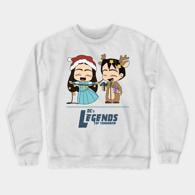 Christmas 2021 - Nora and Ray Crewneck Sweatshirt by RotemChan